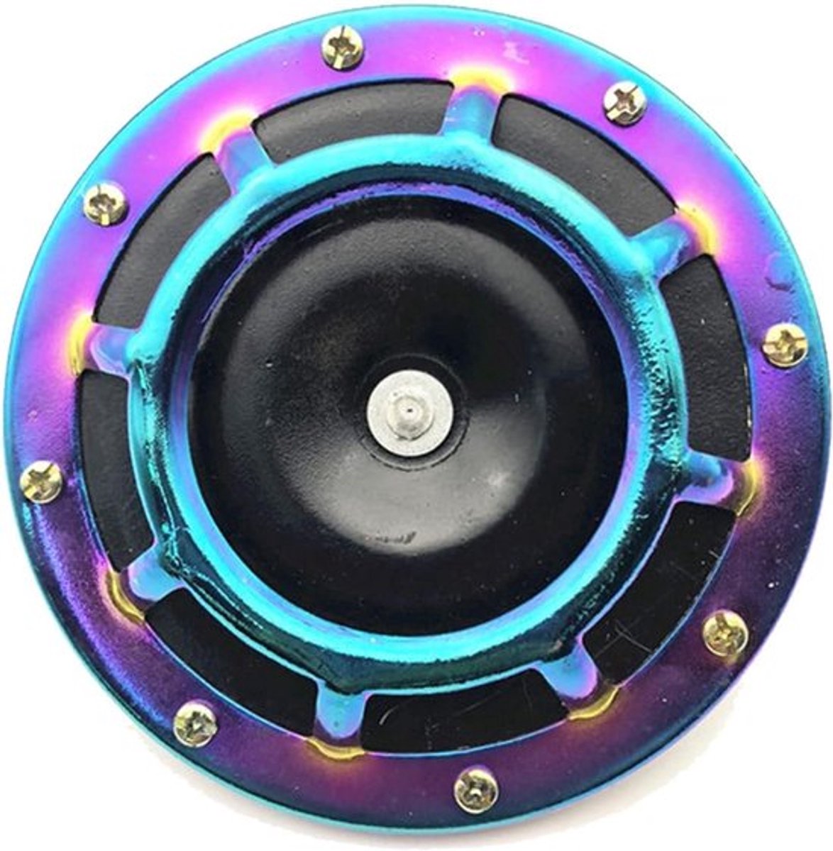 - Autohoorn - 12V - Super luid - Metaal - Twin hoorn - Luide disc - Geschikt voor auto's - Zilver