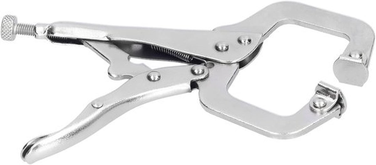 Grijpbare C-vormige houtbewerkingsklem voor multifunctioneel lassen en montage - 6 inch verstelbare tang