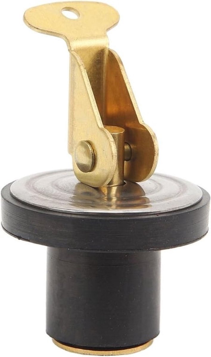 Afvoerplug Boot Marine Sinks - Messing - Sterke Afdichting - Roestvrij - Compressie - Reserve Afvoerplug - Bootpluggen - Hardheid - Geschikt voor Balken - 5/8 inch