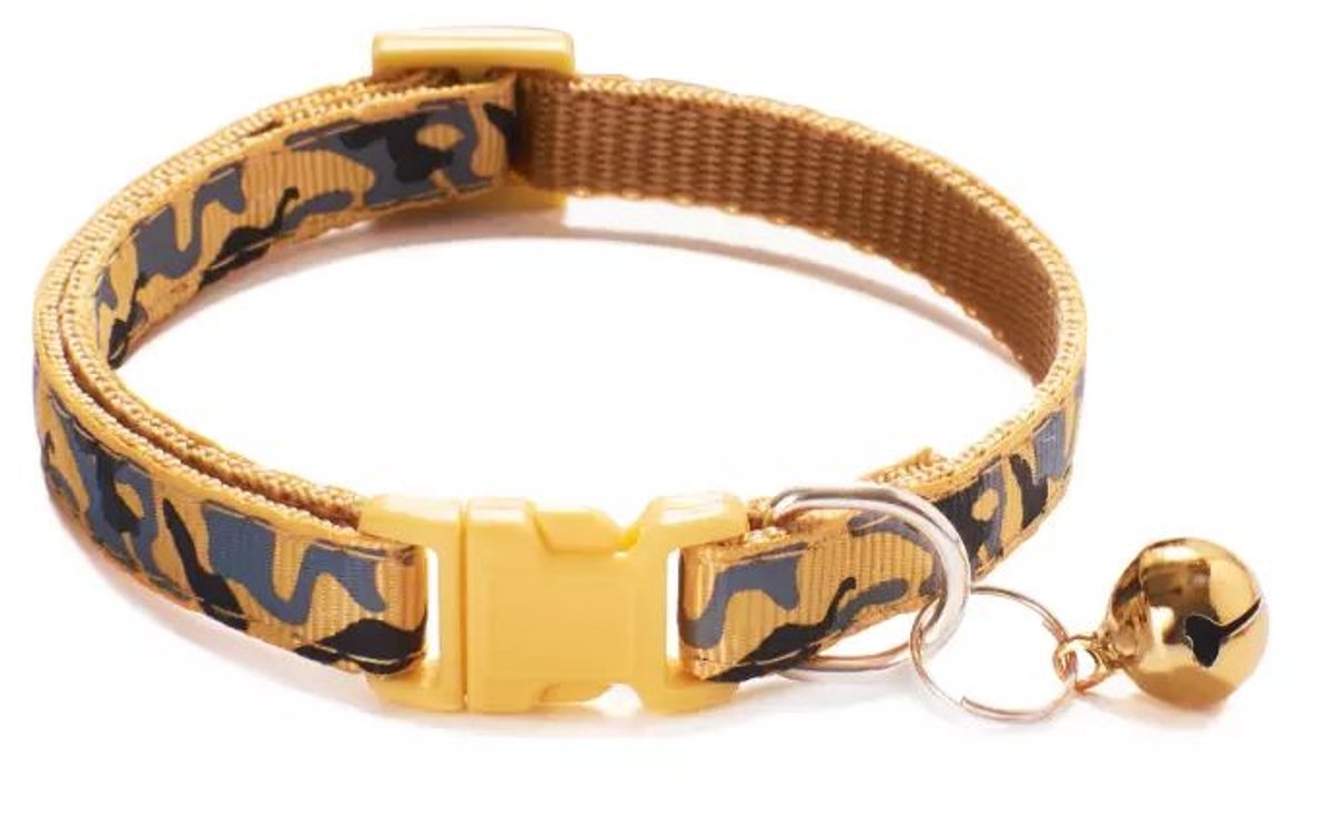 Halsband voor hond Camuflage 1x19-32 cm, Groen