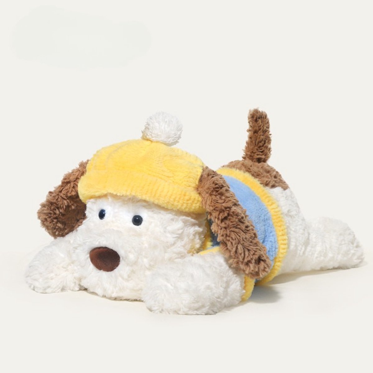 Fluffica Premium Series - Bobby Knuffel Hond - Met Muts - Zachte Pluche - Knuffeldier - Knuffel - Kinderspeelgoed - 44 cm