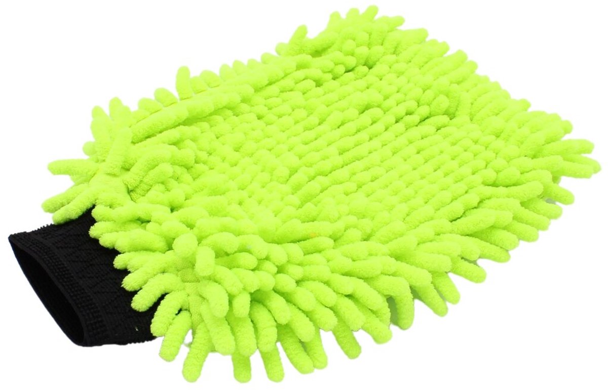 Rasta 2in1 Microvezel Washandschoen ChiaMo.nl Groen