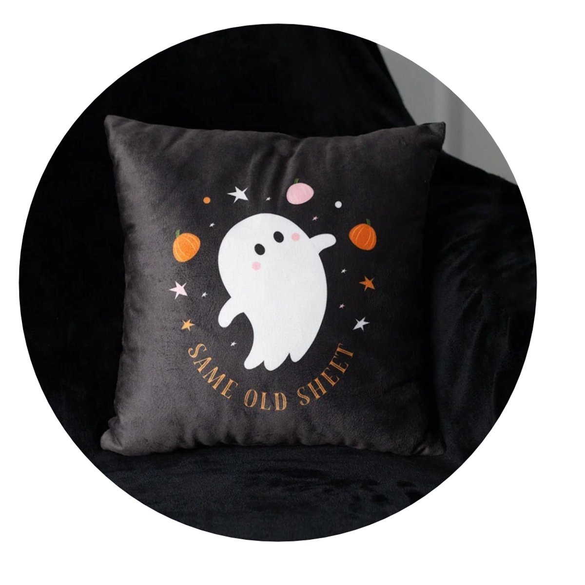 Something Different - Square Same Old Sheet Ghost Kussen - Multicolours