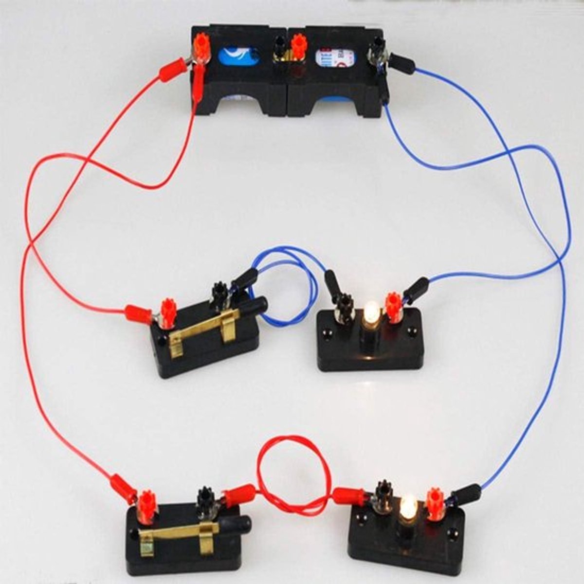 Fysieke Elektriciteitsschakelaar Set voor DIY Lamp Socket Experimenteren - 5 Stuks