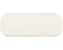 - Wasbare Inlegdoekjes - Drielaags Katoenen Inlegvel - Universeel - Grijs - Vervangbare Inlegdoekjes voor Herbruikbare Luiers - Geschikt voor Baby's en Peuters.