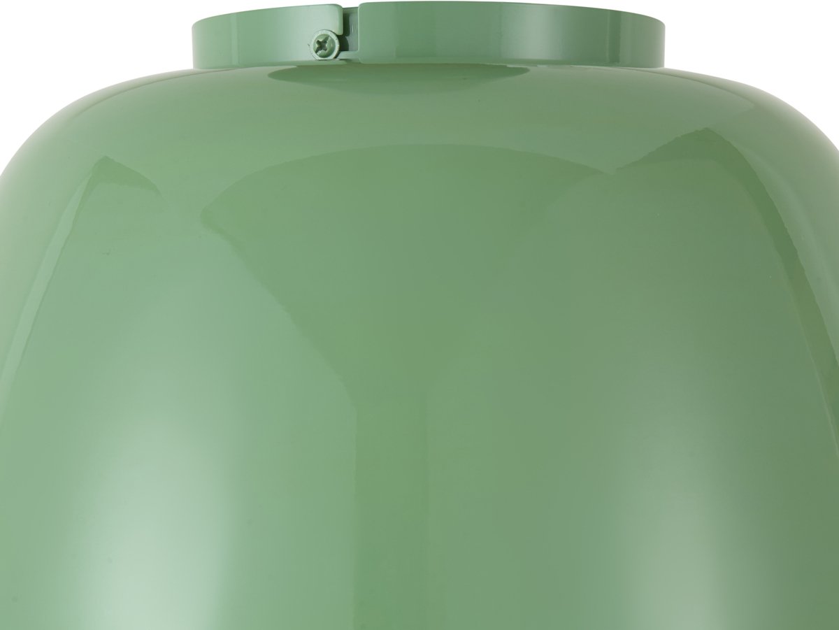 Qazqa led retro plafondlamp - Vera - groen, rond, dimbaar, 30cm, ideaal als hal, slaapkamer en woonkamer lamp