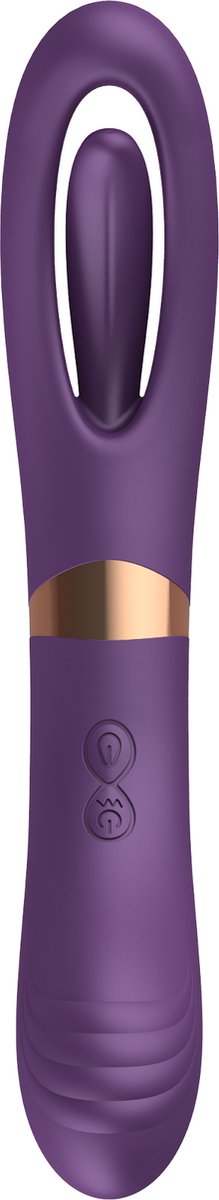 Inner Bloom - Vibrator met Klop Functie - Paars