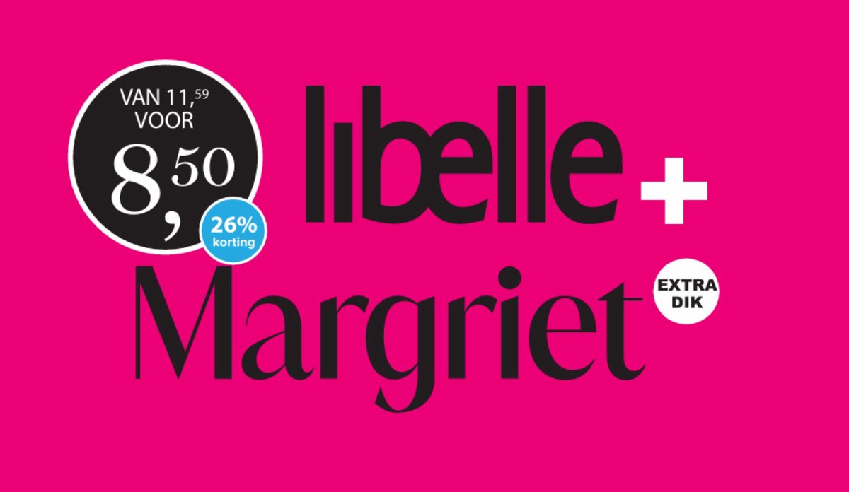 Tijdschriftenpakket Libelle + Margriet 2026-32 - Magazine voordeelpakket