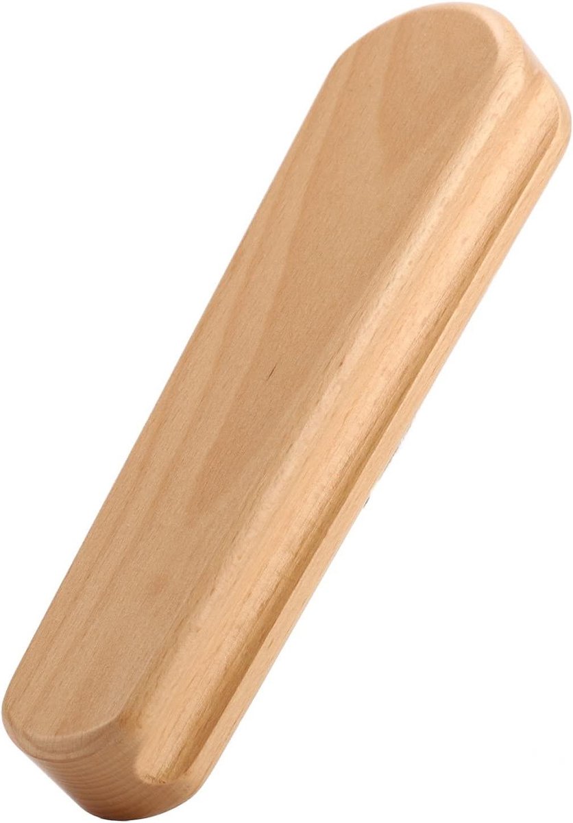 Houten Klepel - Strijk Pers - Naaien Quilten - Beukenhout Duurzaam - 4 x 24 x 6 cm - Natuurlijk Hout