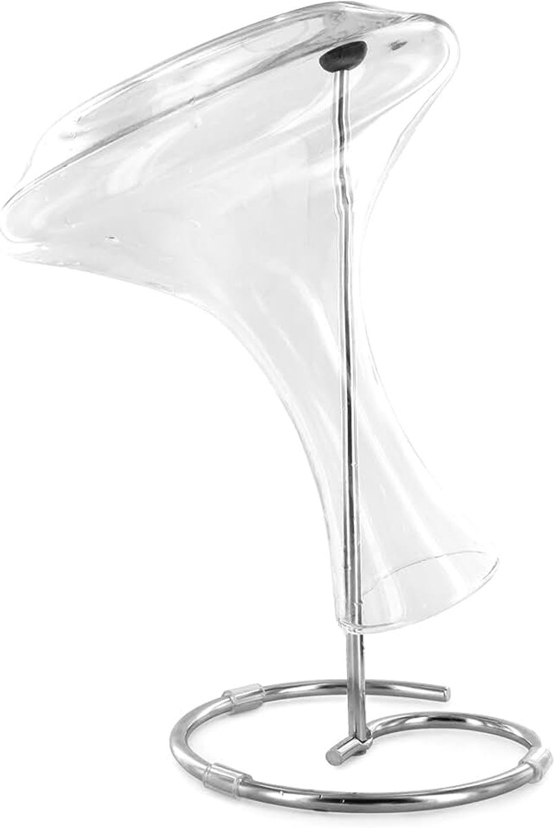 & Dégustation KV7083 Séchoir À Carafe en Metal Chrome, Acier, Argent