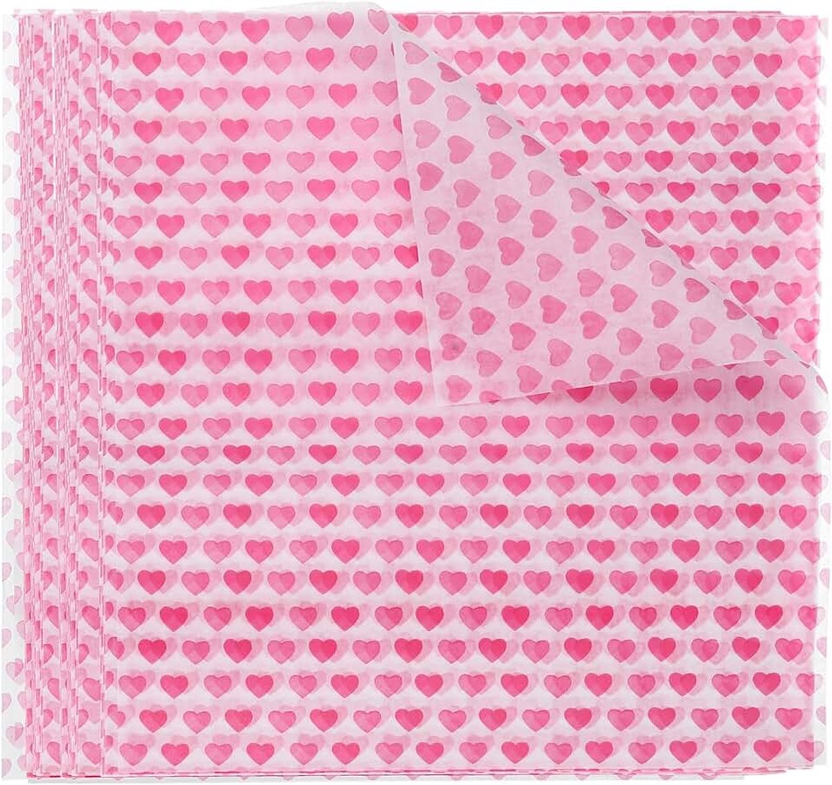 100 vellen waspapier hart vierkant 24 x 21 cm kussen olie, papieren verpakking voor droge levensmiddelen, papieren inzetstukken voor oven, picknickmand, brood, hamburger, keuken, rood
