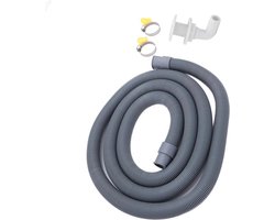 Installatiekit voor 750GPH bilgepomp - Hoge drukbestendige slang met 90 graden fitting - 2 meter sanitaire oplossing voor bilgepomp