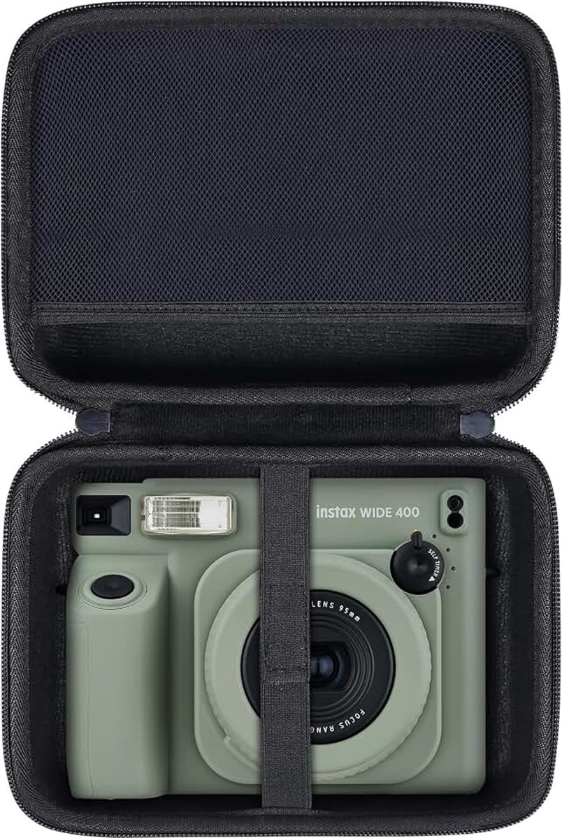 Harde Draagtas voor Fujifilm Instax Wide 400/EVO 2-in-1, Zwart