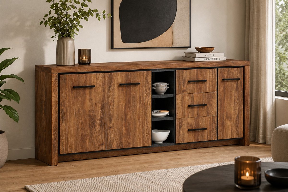 Belfurn - buffet-dressoir Ensor in acacia decor