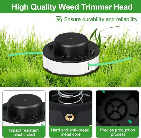 3 stuks FSA 56 Grastrimmer koppen vervanging voor Stihl FSA 56 draadspoel, onkruidverdelger trimmer voor Stihl Autocut 2-2, grastrimmer voor Stihl FSA 56 maaikop vervangingsspoelen, 4008-710-4302 — afbeelding 3