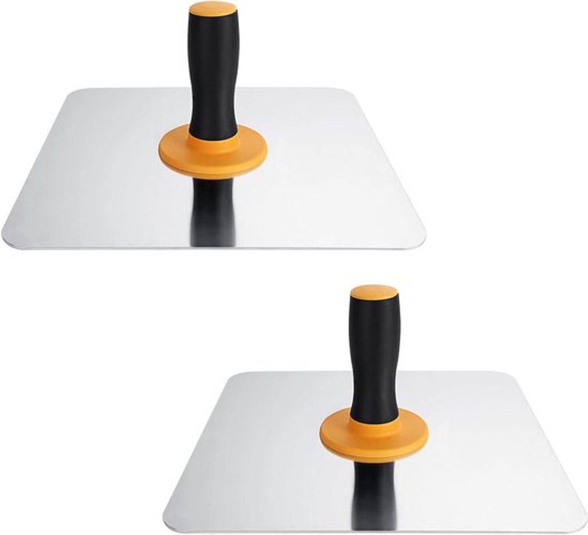 Aluminium Pleisterbord 30x30 cm Heavy Duty Stukadoorsgereedschap met Handgreep - 2 Stuks - Cementmortel, Gipsplaat, Betonafwerking