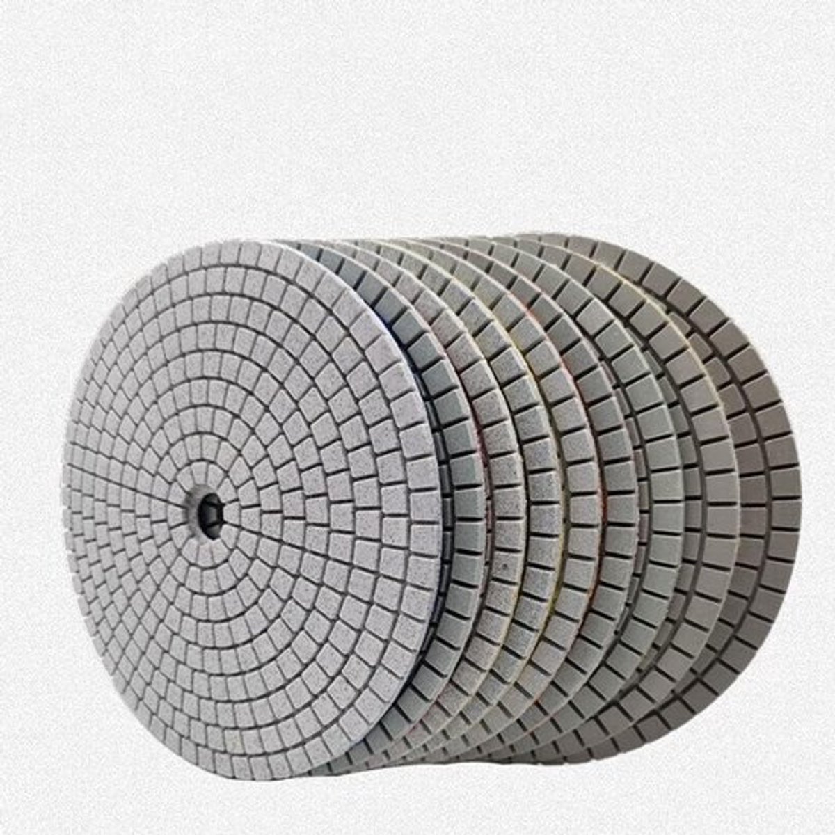 Diamant polijstschijven 500 grit, 180 mm, voor nat/droog gebruik, geschikt voor marmer, graniet, glas en beton, 1 stuk