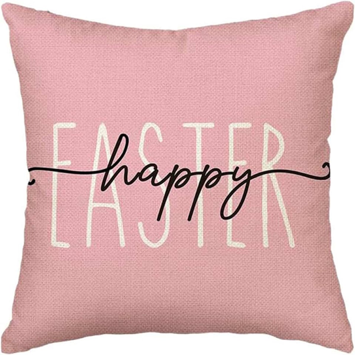 Pillowcase Ins Style Pillowcase Pink Cute Simple Printed Bed Cushion Cover 2 Pcs-Q-45 * 45Cm