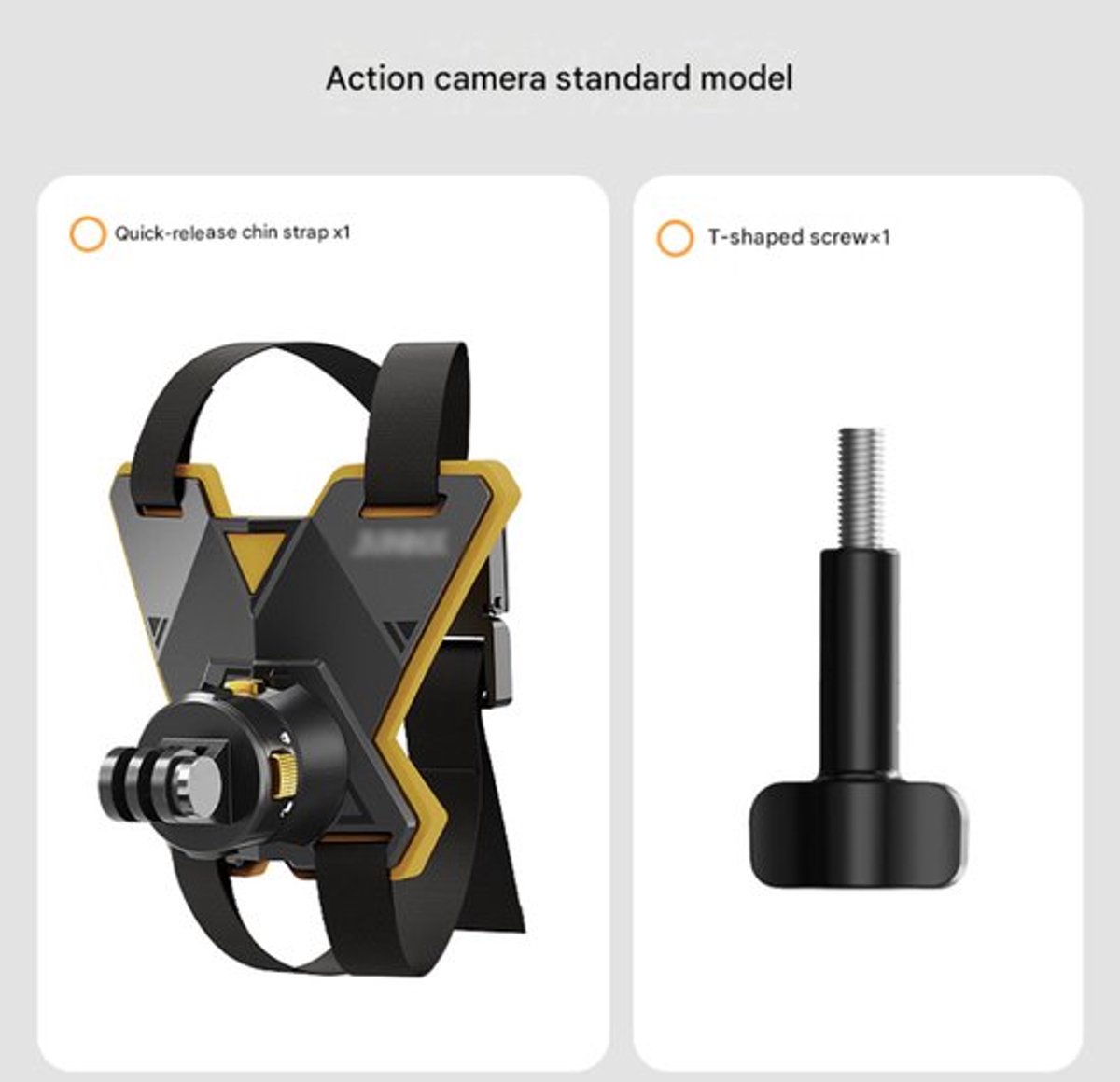 Kinband Geschikt voor motorhelm, compatibel met Geschikt voor GoPro-accessoires en magnetische houder Geschikt voor DJI Action 3/4/5 actioncamera's
