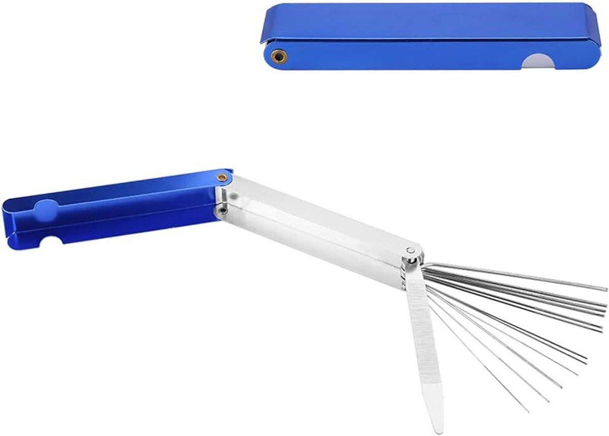 Cleaning Tool,Gas Jet Injector Nozzle Cleaner Tool Set,Lasmondstuk Tip Cleaners,Bier Nozzle Cleaner Motorfiets Carburateur Jet Gas Lasmondstuk Cleaner Kit Met Oergdoos