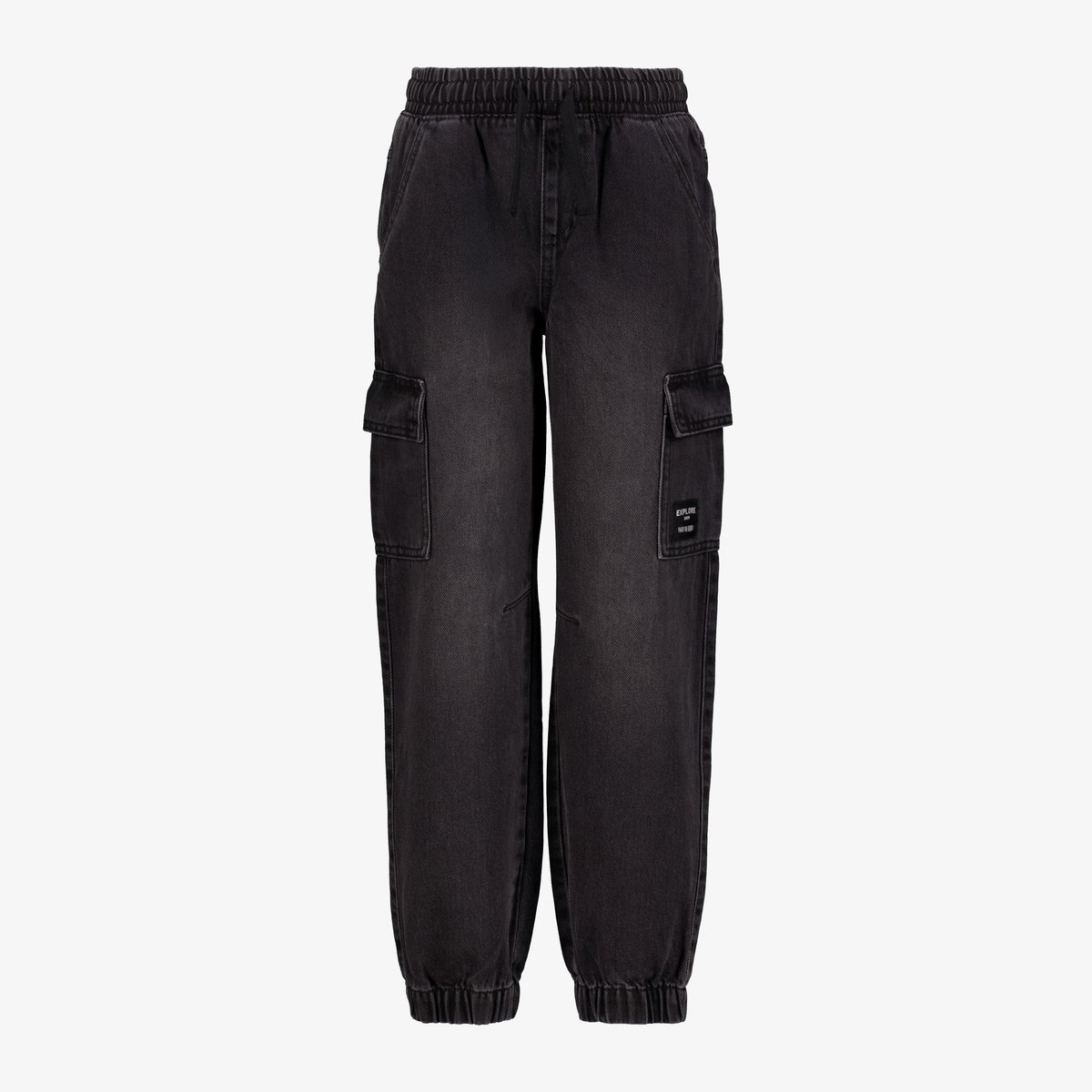 Unsigned jongens cargo broek grijs - Maat 104