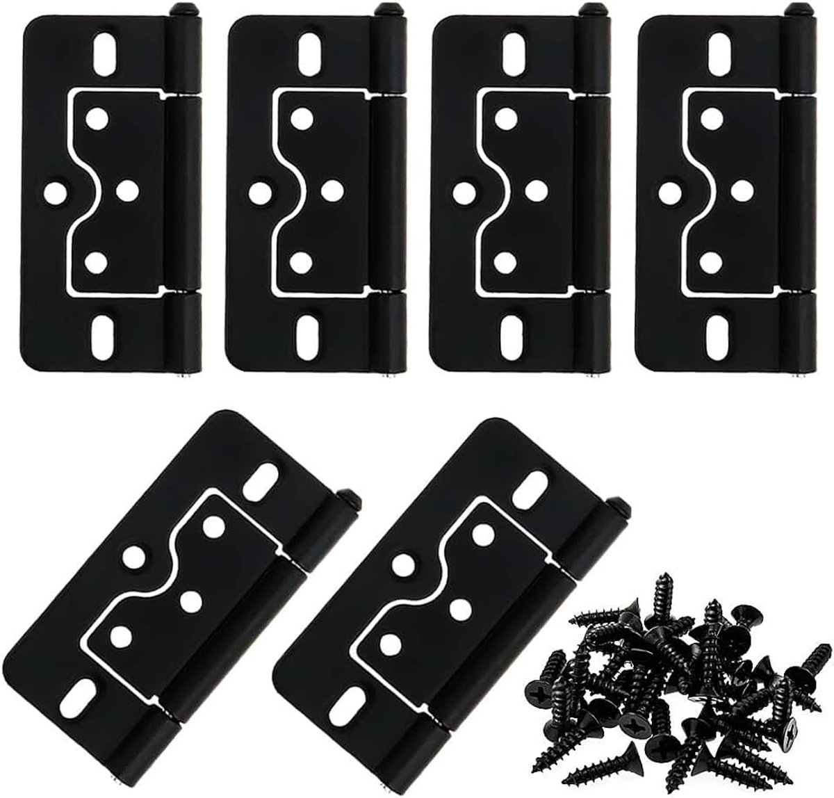 Scharnieren Zwarte Vlinder Deurscharnieren 6pcs