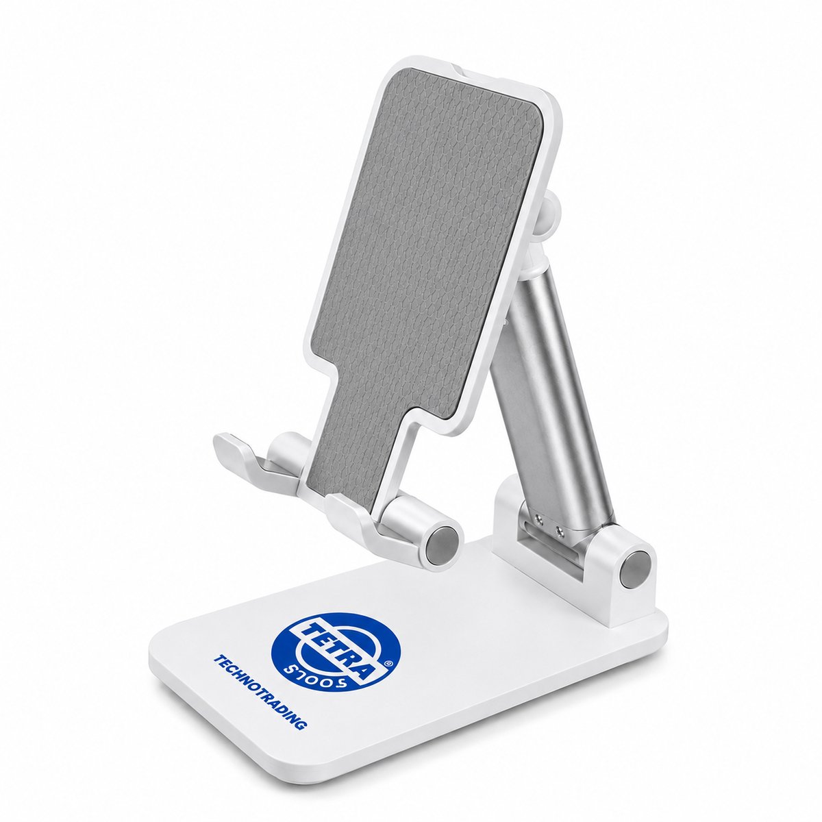 TETRA Telefoonhouder Bureau - Verstelbare Telefoon Standaard - Inklapbaar - Universeel - Bureau - Apple/Android