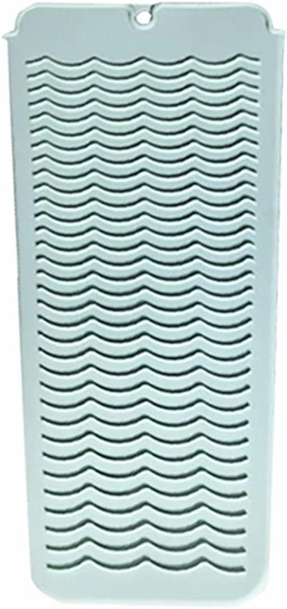 Hittebestendige Mat - Styling Tool Pad - Bescherming Oppervlakken - Hoge Temperatuur Weerstand - 30 x 395 cm - Groen
