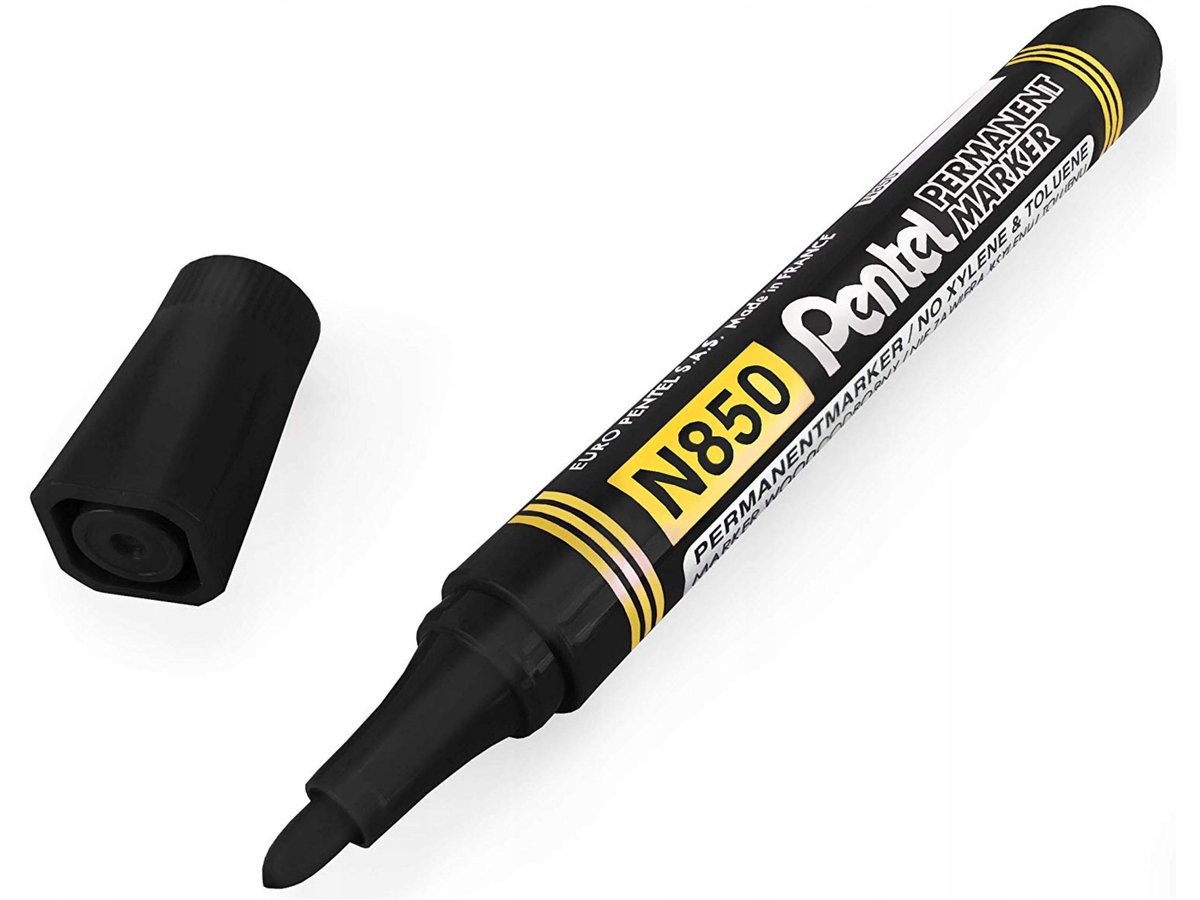 Pentel Permanente Marker Rood - Vlekkeloos Schrijven op Whiteboards