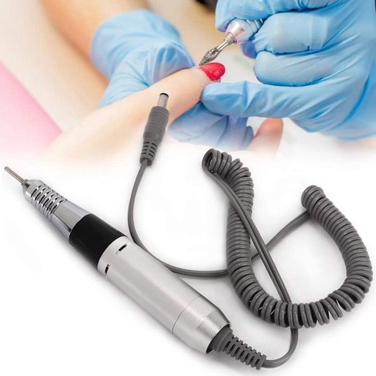 Nagelfrees handstuk - Elektrische nagelvijl - Professioneel - Zwart - Nail art - Manicure - Geschikt voor alle nageltypen - Accessoires