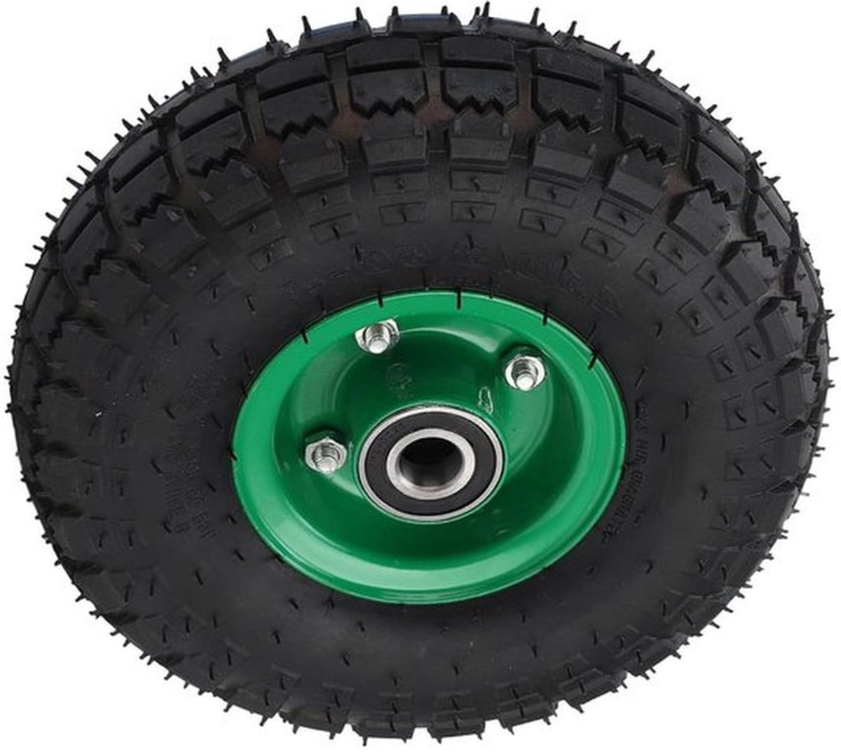Rubberen wiel voor tuinwagen en kruiwagen, 10 inch, 4.10/3,50-4, zware belasting 250 kg