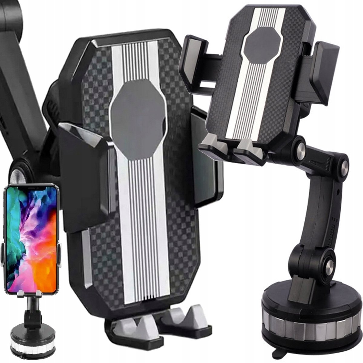Sterke Autohouder voor Telefoon - Universeel, voor Ruit & Dashboard