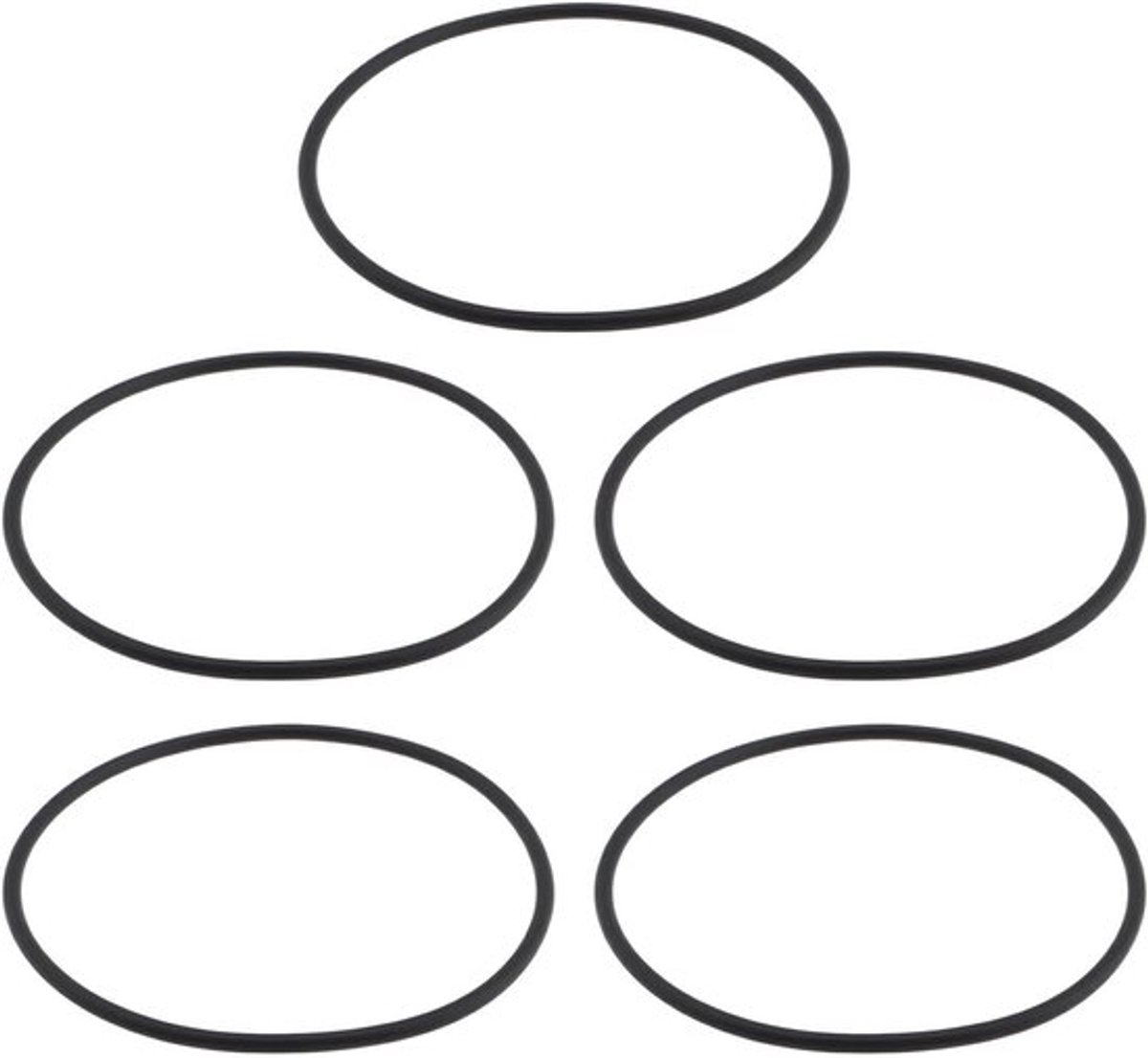- Badstop Rubber O-Ring 44x41x1.5mm - Bad Plug - Waterdicht - Zwart - Wasmachine Accessoire - Geschikt voor Bad Pluggen - Rubber - 5 stuks