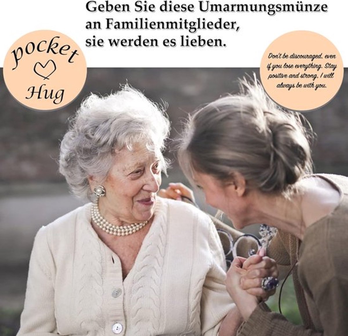 Een kleine omarming (roségoud)