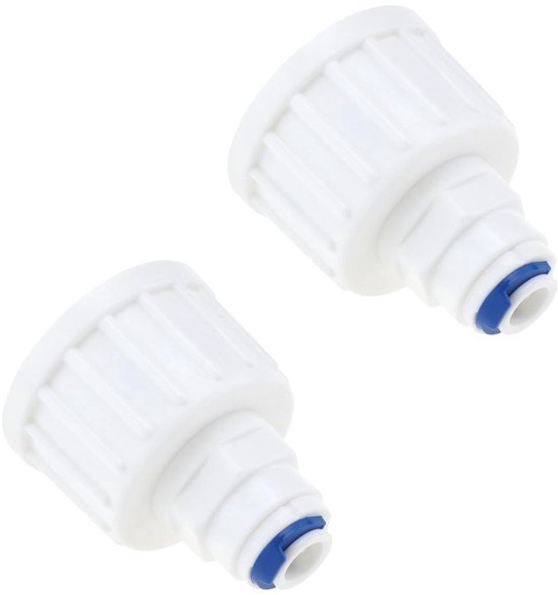Tuinslang Adapter - 3/4 inch naar 1/4 inch - Eenvoudige installatie - Wit - Duurzaam materiaal - Geschikt voor Omgekeerde Osmose...