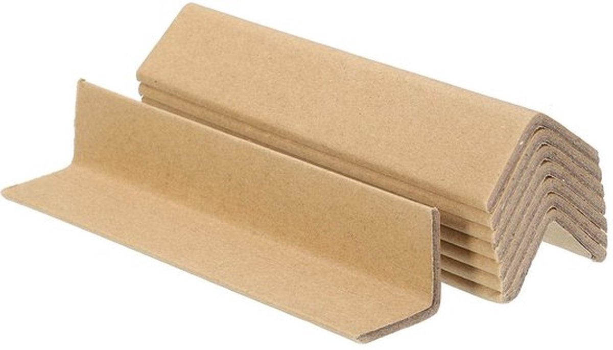 Hoekbeschermer Verstelbaar - Kartonnen Hoekbeschermers - L-vormig 150 x 30 mm - 3 mm Dikte - 24 Stuks - Bescherming voor Kunst en Verpakking - Hoekbescherming