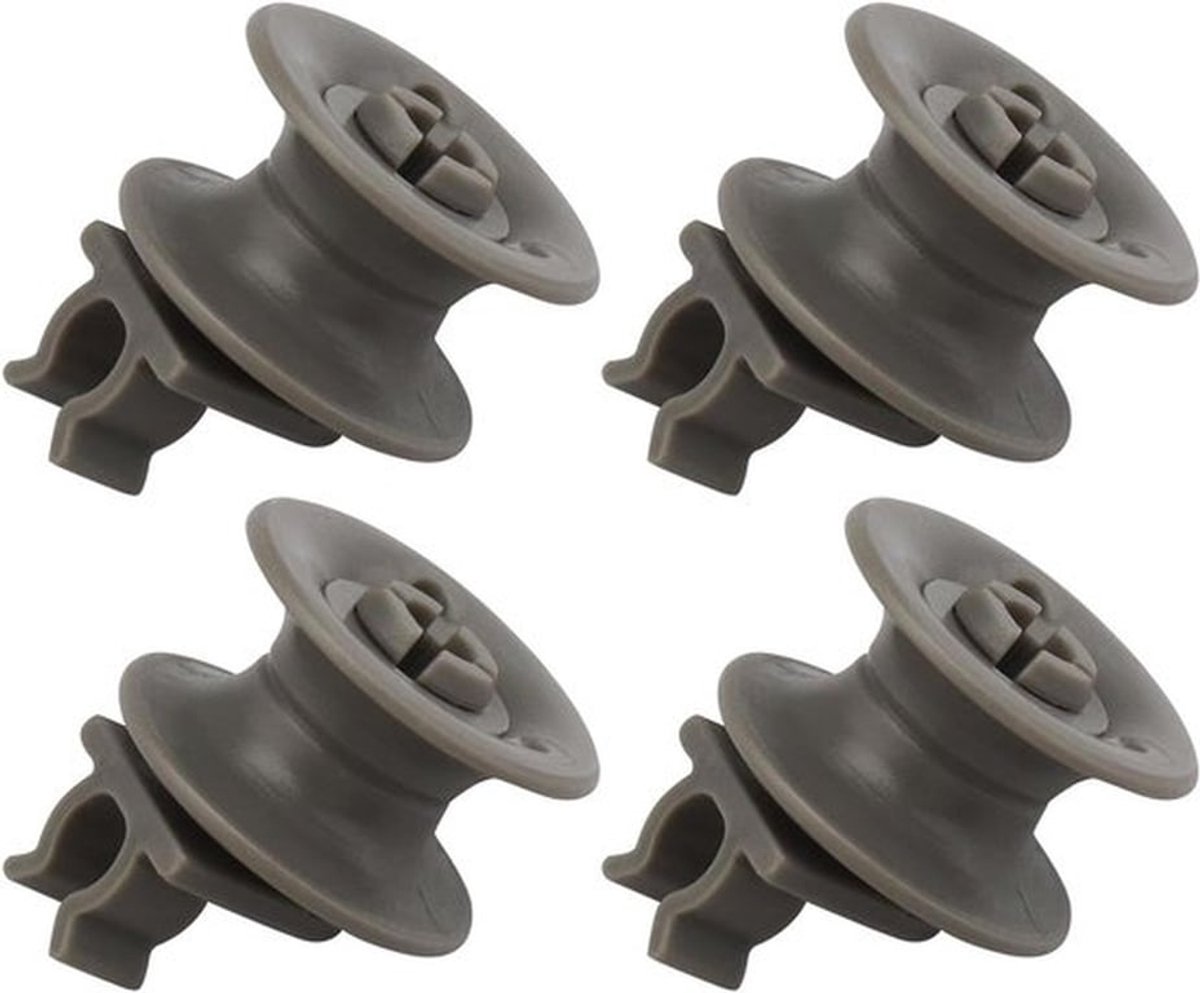 - Vaatrek Roller Wielen - Vervangende Onderdelen - Compatibel met Vaatwasser - Plastic - LG LDF6920BB LDF6920ST - Bovenste Vaatrek Roller Wielen 4581DD3002A - 4 STKS
