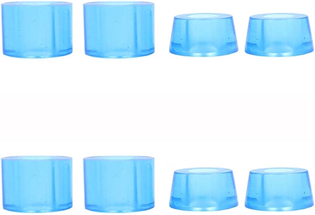 8 stuks Longboard Skateboard Truck Bushings Set, 92A Skateboard Boven en Onder Bushings Voor Truck Longboard Cruiser