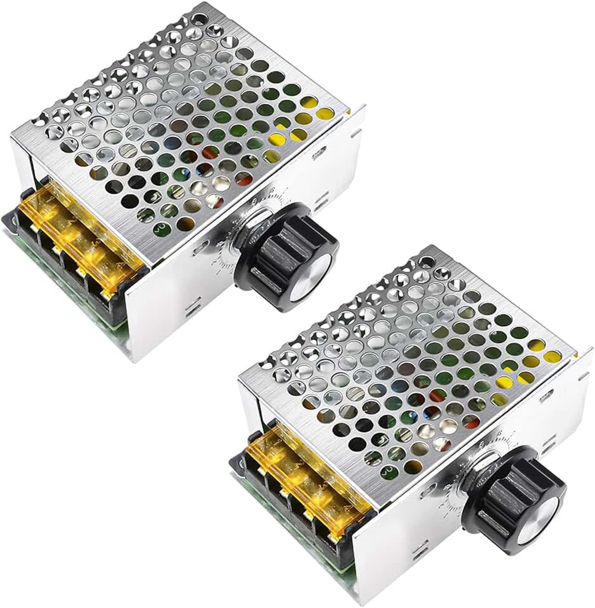 2 stuks AC 220V 4000W High Power SCR elektronische spanningsregelaar motor gouverneur dimmer toerentalregelaar controle spanning temperatuur
