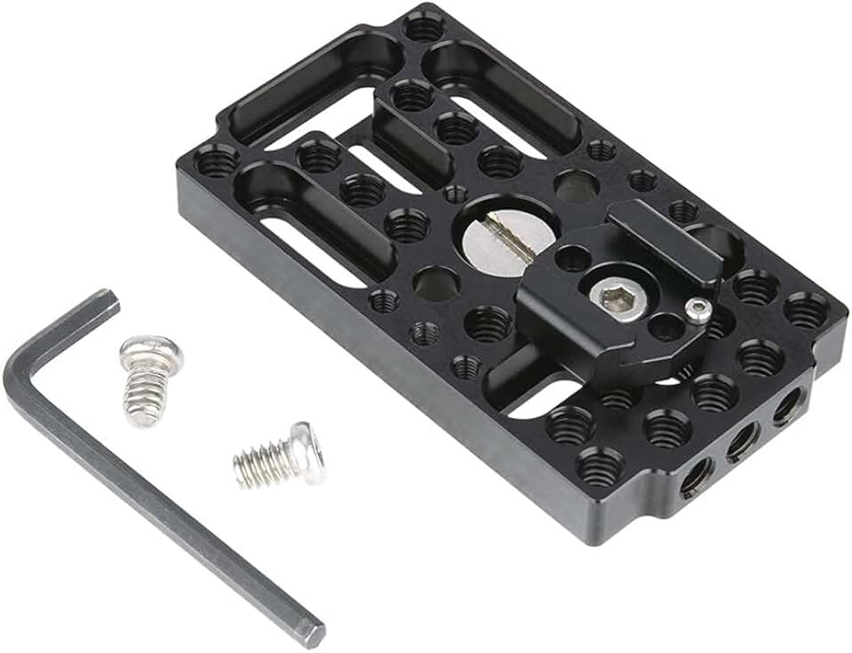 Switching Cheese Easy Plate Kit met koude voet houder voor rail-, zwaluwstaartblokken, korte staven