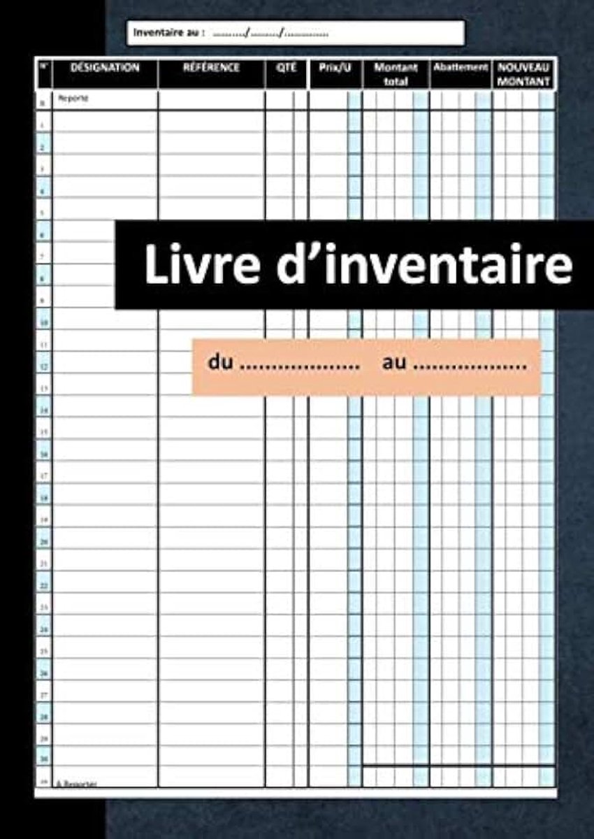 À colonnes pour l'inventaire: Collection Probook, cahier, carnet, registre.