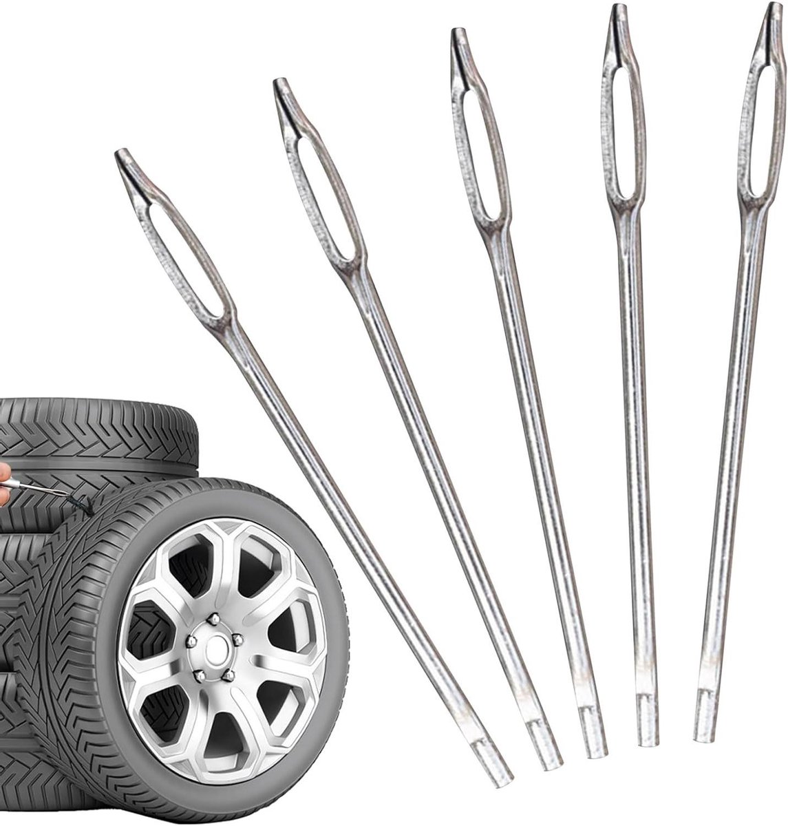Bandenreparatieset - Gereedschap voor banden - Auto Onderhoud - Hoge Kwaliteit Staal - 5 stuks - Niet gespecificeerd