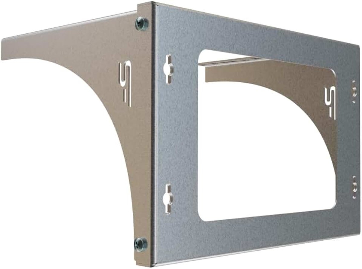 Netwerkkast 10 inch 4U - server rack gemaakt van staal - computer- en serverrekken - 80 kg gewichtscapaciteit - compatibel met rack netwerkapparatuur
