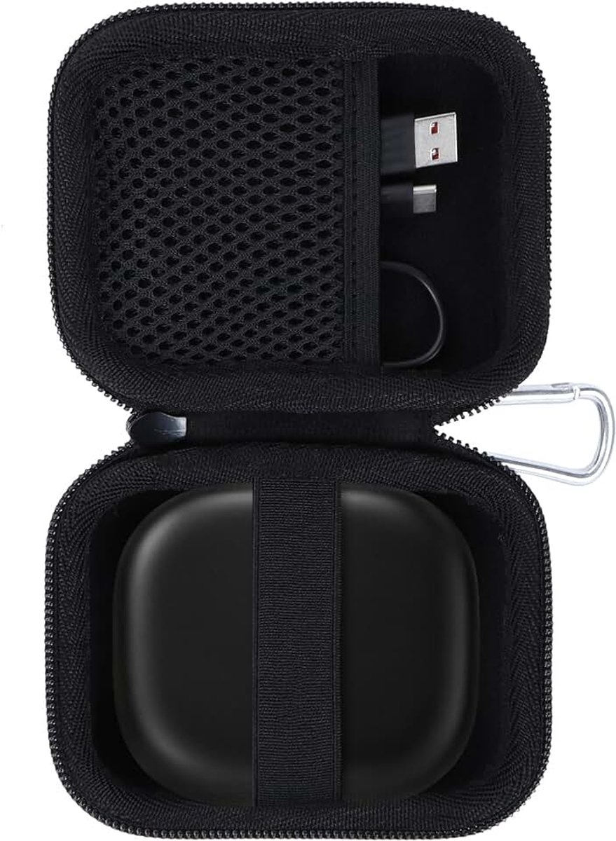 Harde Hoes Compatibel met SHOKZ OpenFit 2+/2/Air, Zwart | Open-Ear Hoofdtelefoons, Beschermhoes