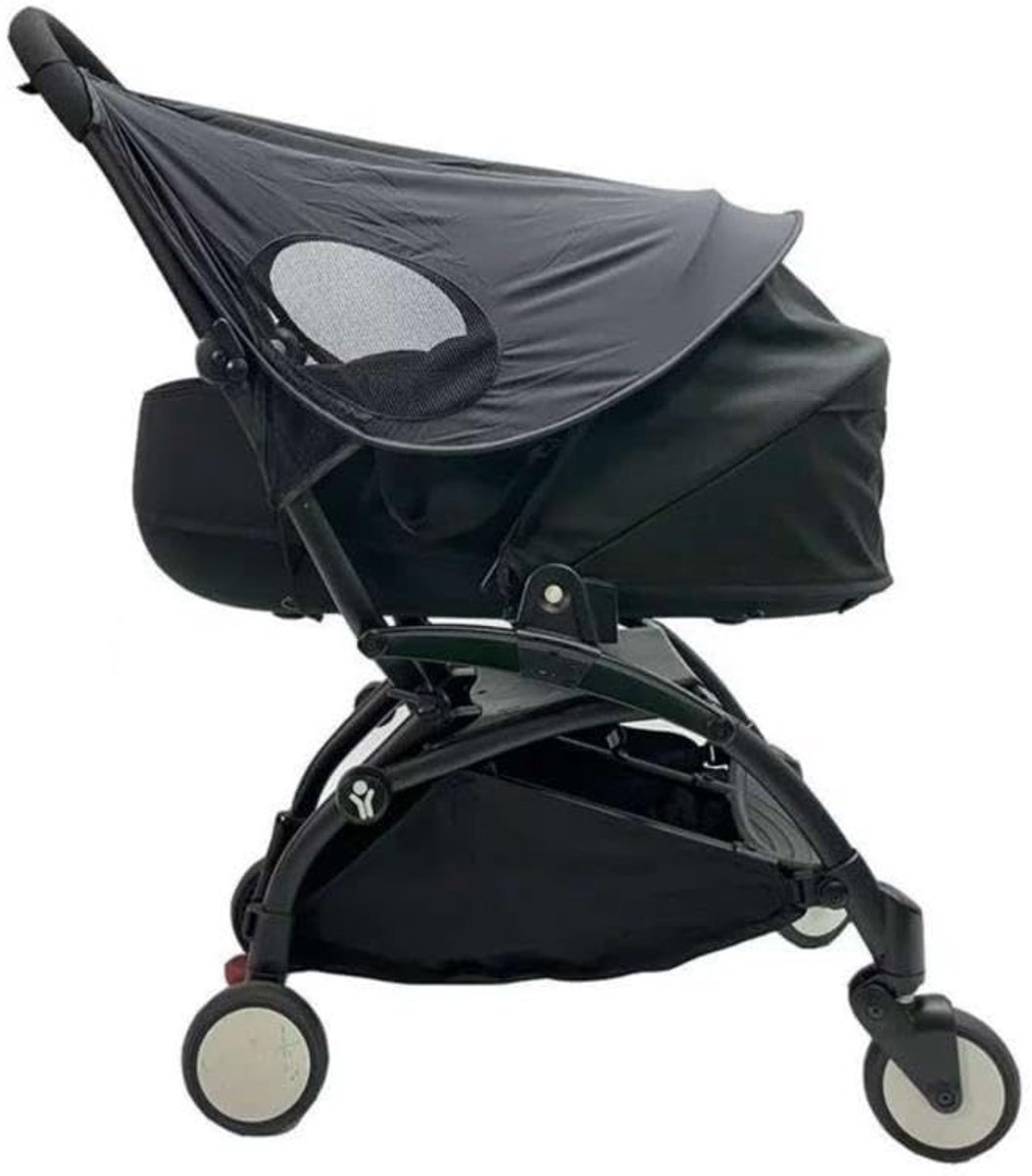 Zonnescherm voor kinderwagen - zonbescherming - zonnescherm voor kinderwagens - autostoeltjes - buggy's - parasol - regenscherm - luifel - anti-UV zonnescherm voor peuters.