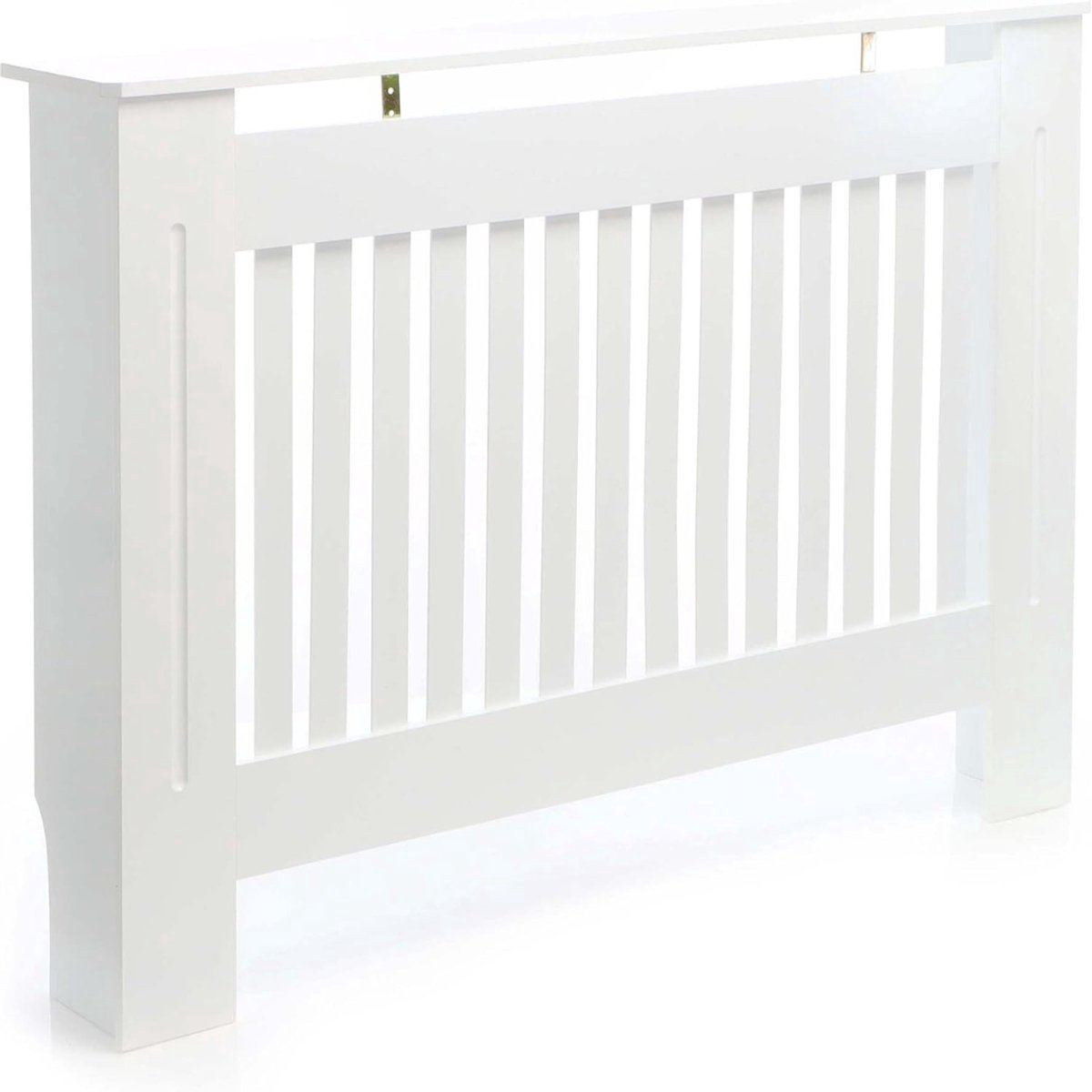 DayeLabel Radiatorombouw - Radiatorbekleding - Radiatoromkasting - Ombouw Verwarming – Radiator Afdekking – Wit - 111x19x101 cm