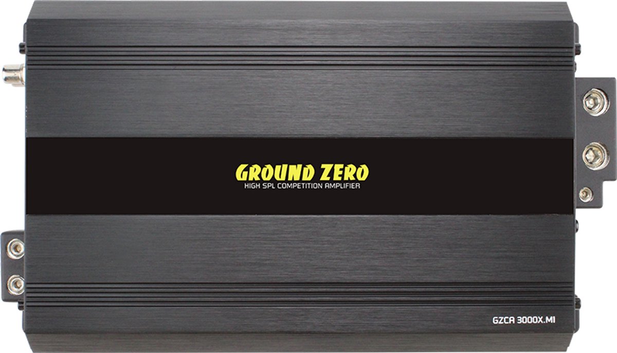 Ground Zero GZCA 3000X.M1 Mono competition SPL versterker 3000W RMS