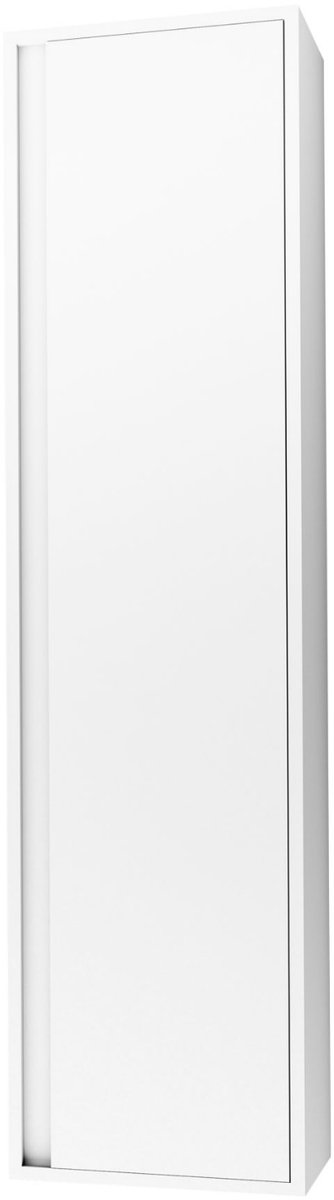 ALONI SALLY hoge badkamerkast – 35x135x35 cm – Wit hoogglans – Softclose