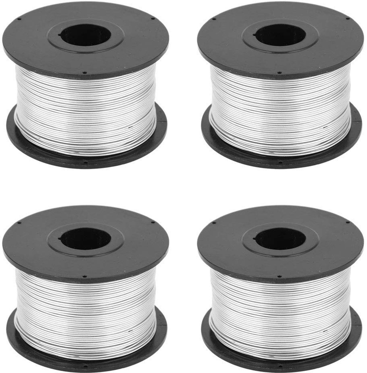 4 rollen Tie Wire Coil, 110 m 0,8 mm binddraad staal wapeningsdraadspoel voor automatische bindmachine elektrische apparaten levert reinforcement tying draad
