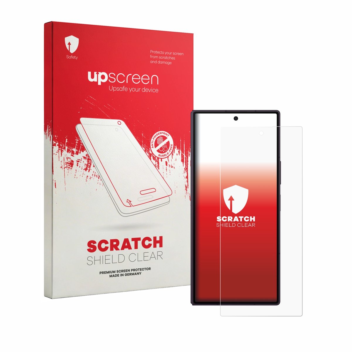 upscreen - Screenprotector voor Samsung Galaxy Z Fold 8 Ultra - Folie Beschermfolie transparant
